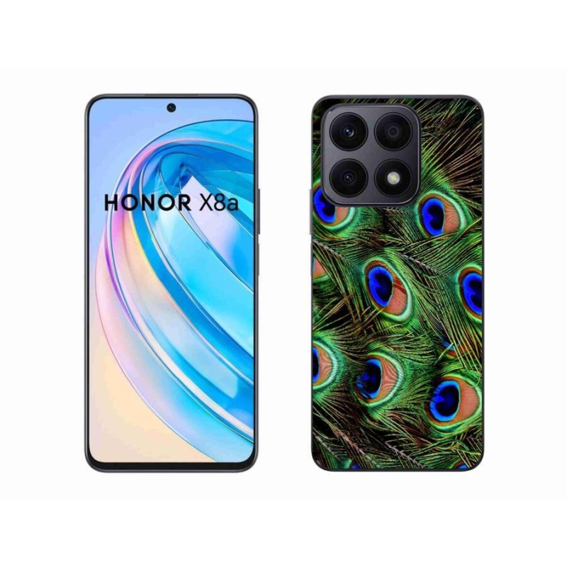 Zselés borítás mmCase a Honor X8a készülékhez - pávatoll