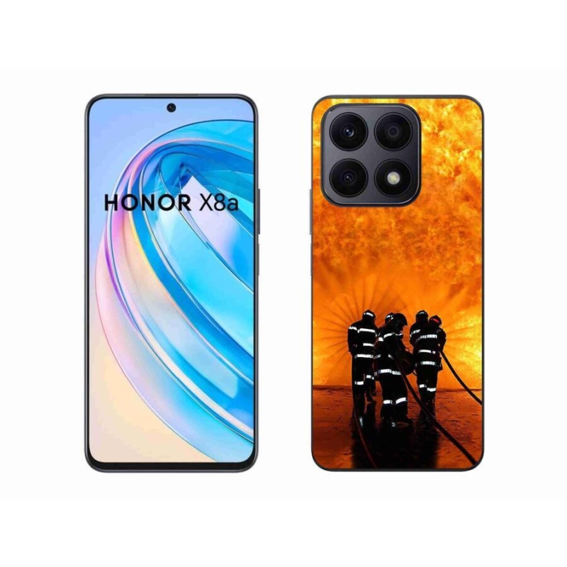 Zselés borítás mmCase a Honor X8a készülékhez - tűz