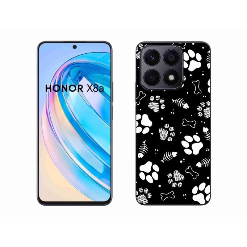 Gél borítás mmCase a Honor X8a készülékhez - kutyamancsok