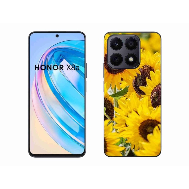 Zselés borítás mmCase a Honor X8a készülékhez - Napraforgó