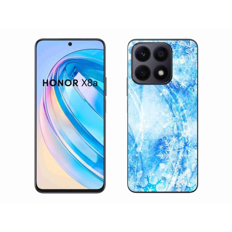 Zselés borítás mmCase a Honor X8a készülékhez - hópelyhek