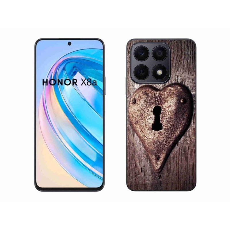 Zselés borítás mmCase a Honor X8a készülékhez - szív alakú zár