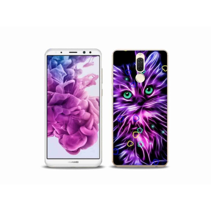 Gél borítás mmCase a Huawei Mate 10 Lite készülékhez - absztrakt macska