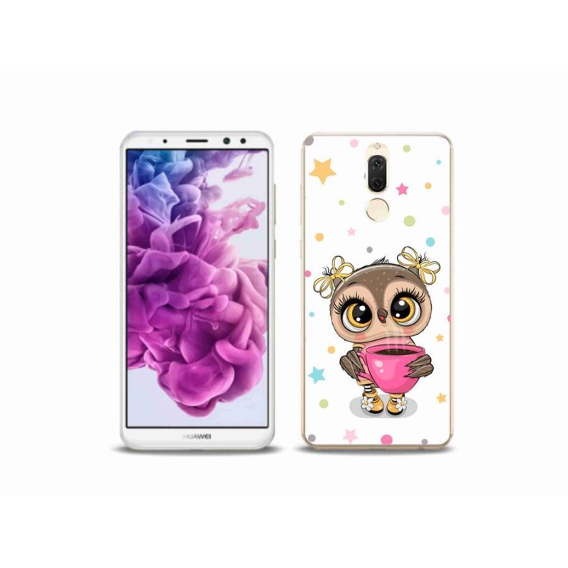 Gél borítás mmCase a Huawei Mate 10 Lite készülékhez - rajzfilm bagoly