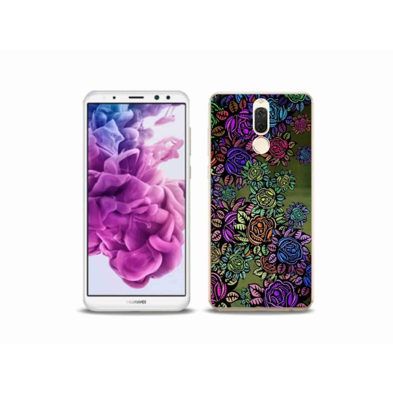 Gél borító mmCase a mobil Huawei Mate 10 Lite - virágok 6