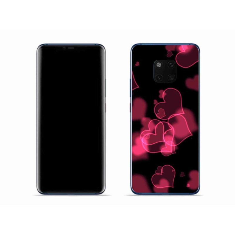 Gél borítás mmCase a Huawei Mate 20 Pro készülékhez - piros szívek