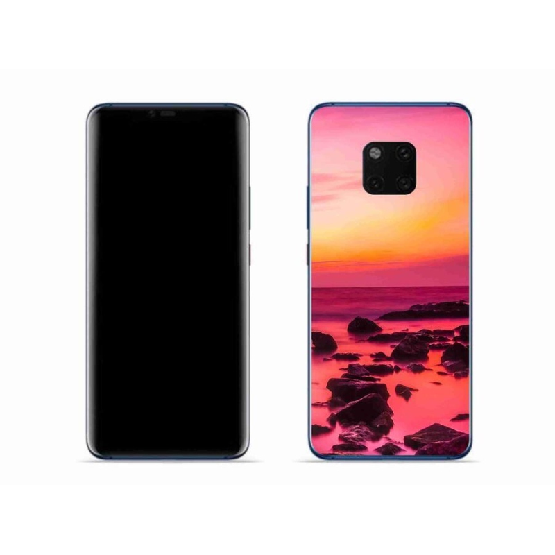 Gél borítás mmCase a Huawei Mate 20 Pro számára - tenger és ragyogás