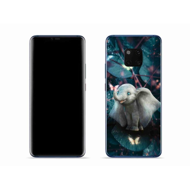 Gél borítás mmCase a mobil Huawei Mate 20 Pro készülékhez - aranyos elefánt