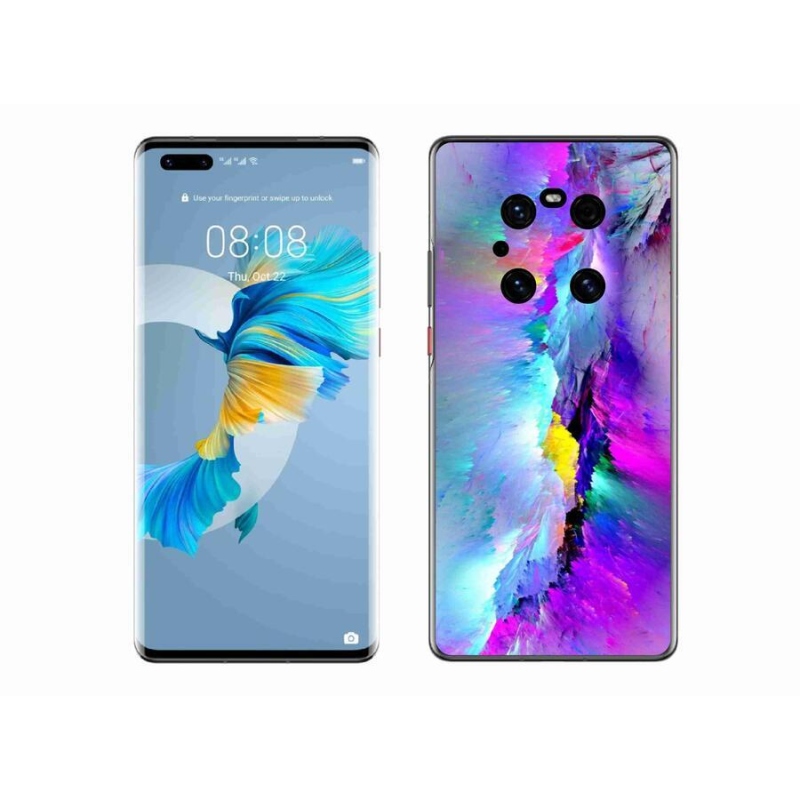 Zselés borítás mmCase a Huawei Mate 40 Pro készülékhez - absztrakt