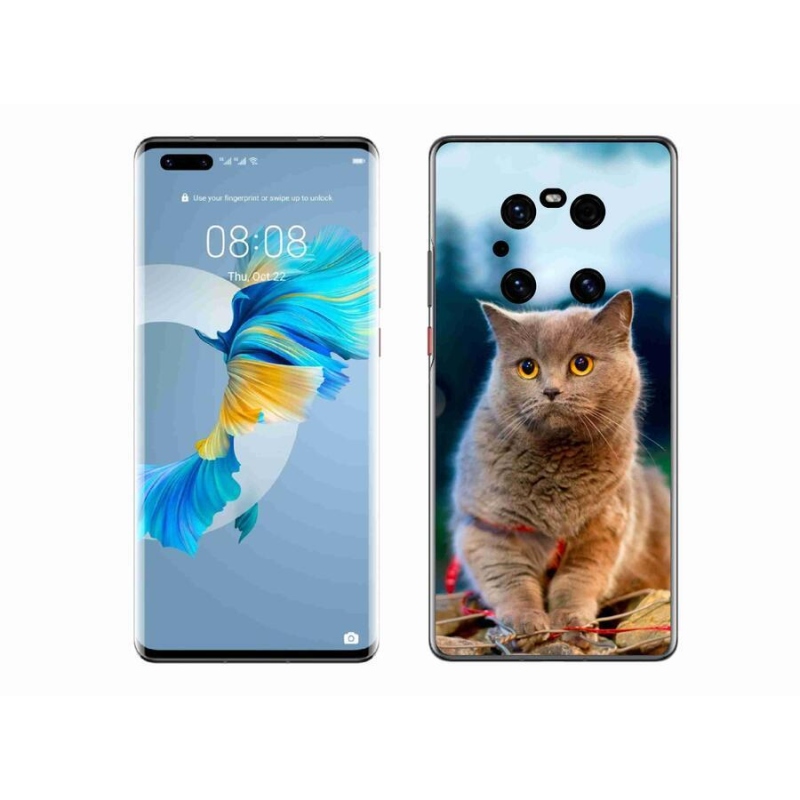 Gél védőburkolat mmCase mobil Huawei Mate 40 Pro - brit kék 2