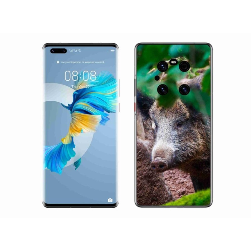Gél borítás mmCase a Huawei Mate 40 Pro készülékhez - vaddisznó
