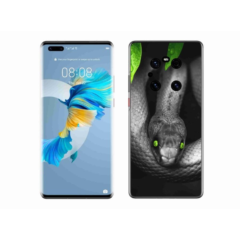 Zselés borítás mmCase a Huawei Mate 40 Pro-hoz - kígyó