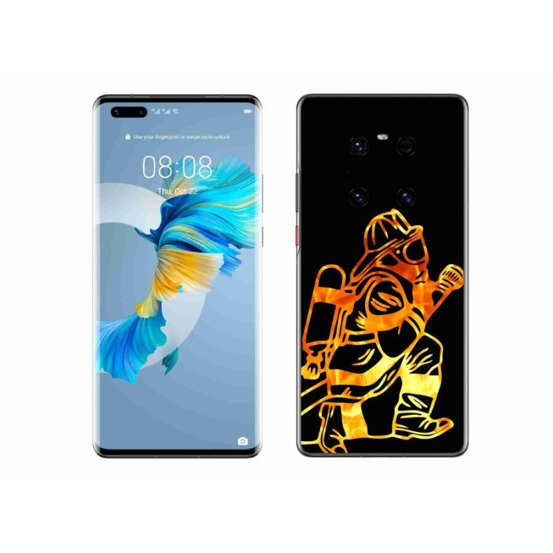 Gél borítás mmCase a Huawei Mate 40 Pro készülékhez - tűzoltó 1