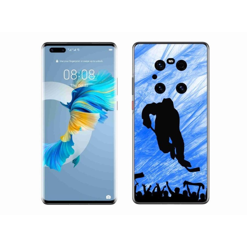 Gél borítás mmCase mobil Huawei Mate 40 Pro - hokijátékos számára