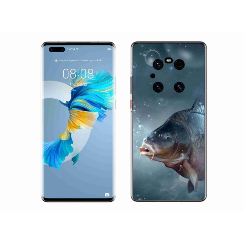 Gél borítás mmCase a Huawei Mate 40 Pro számára - ponty és buborékok