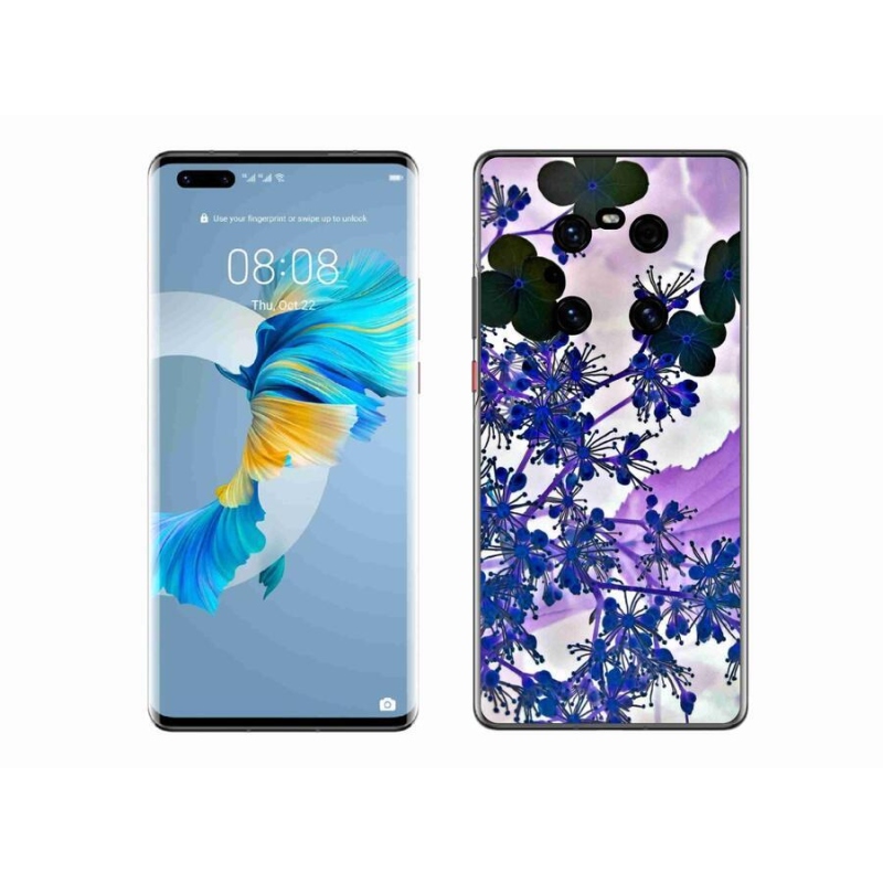 Gél borítás mmCase mobil Huawei Mate 40 Pro - hortenzia virág