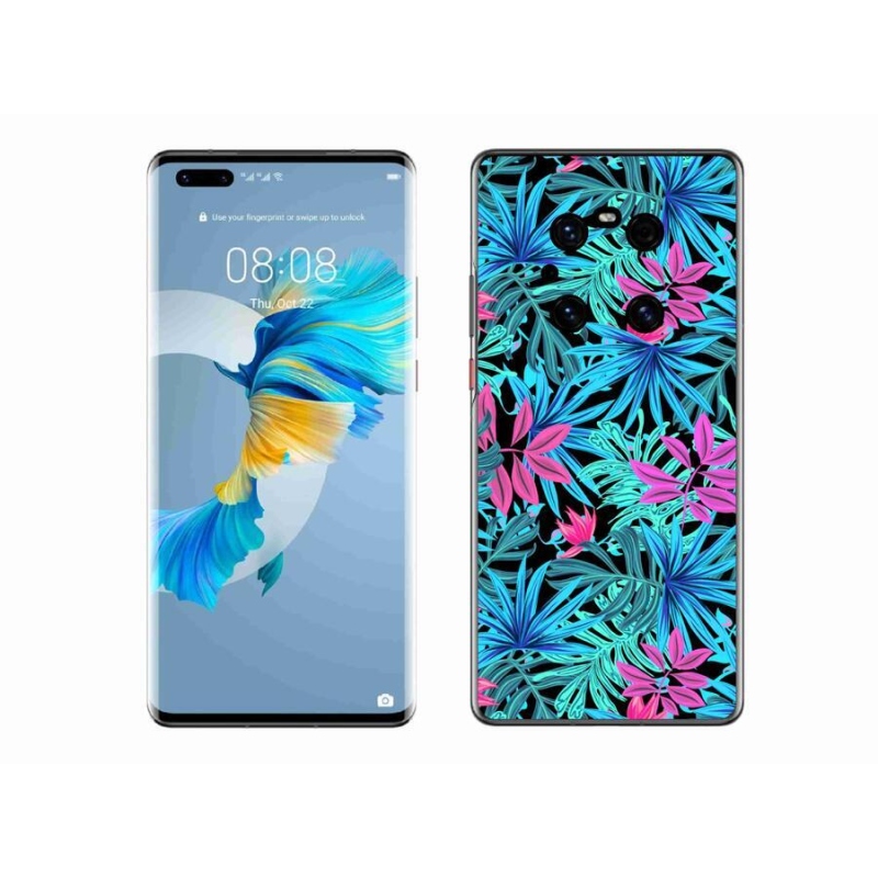 Gél borító mmCase a mobil Huawei Mate 40 Pro - virágok 3