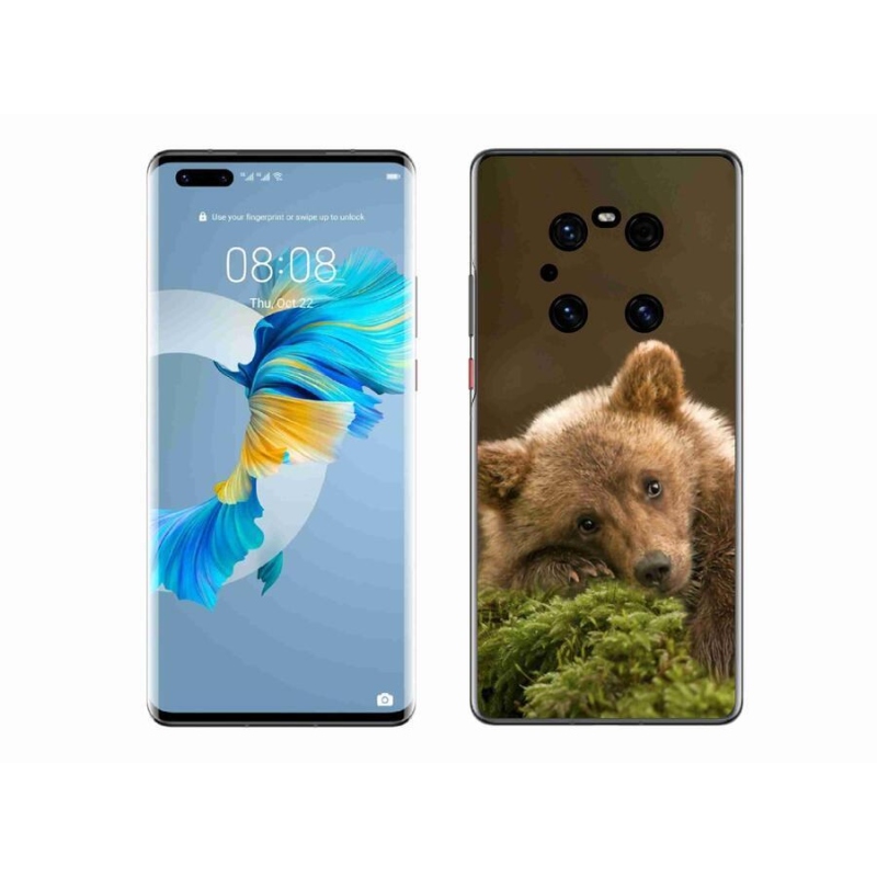 Zselés borítás mmCase a Huawei Mate 40 Pro-hoz - medve