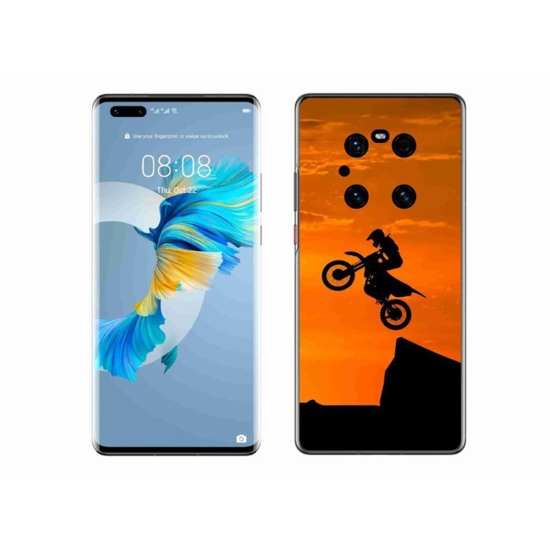 Zselés borítás mmCase a Huawei Mate 40 Pro-hoz - motocross