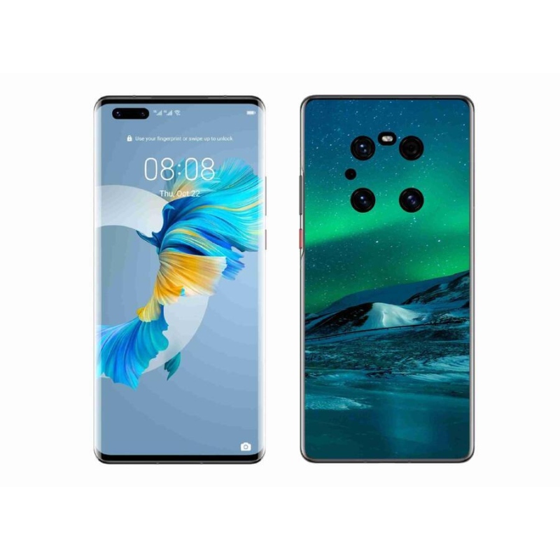 Gél borítás mmCase a Huawei Mate 40 Pro készülékhez - sarki fény