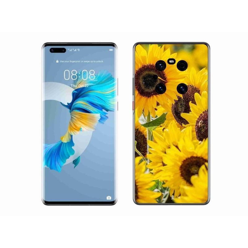 Gél borítás mmCase a Huawei Mate 40 Pro készülékhez - Napraforgó