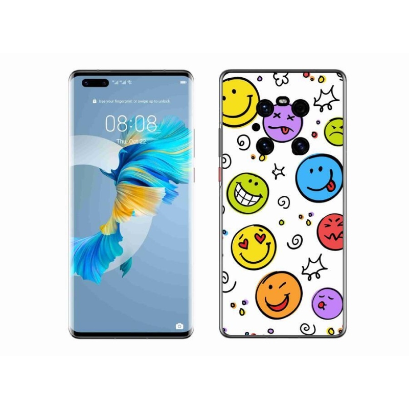 Gél borítás mmCase a Huawei Mate 40 Pro készülékhez - smiley-k