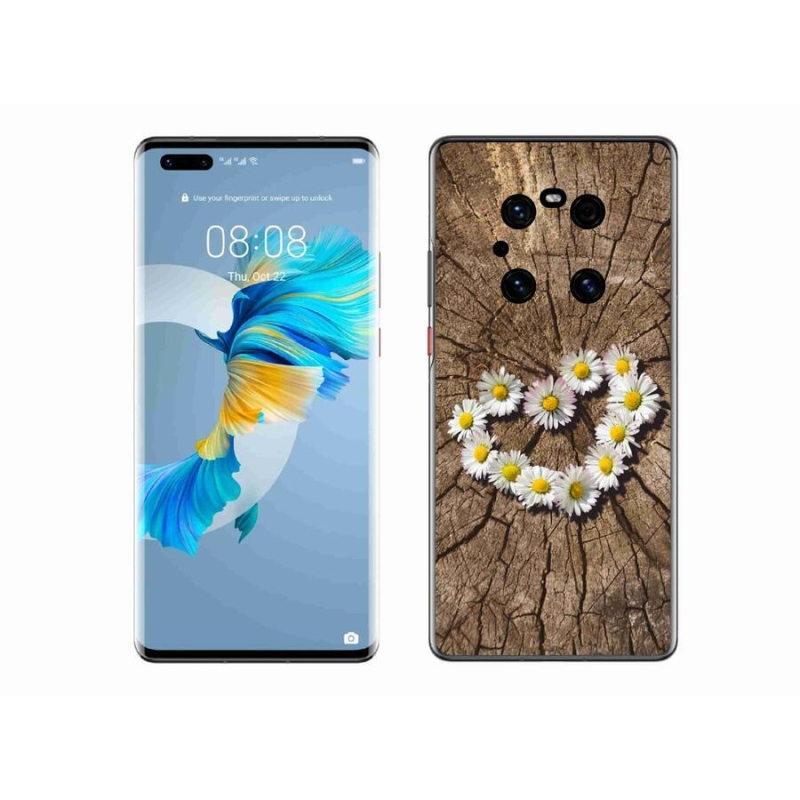 Gél borító mmCase a mobil Huawei Mate 40 Pro készülékhez - százszorszépek szíve