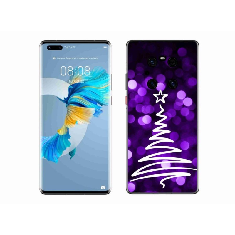 Gél borítás mmCase a Huawei Mate 40 Pro-hoz - fa