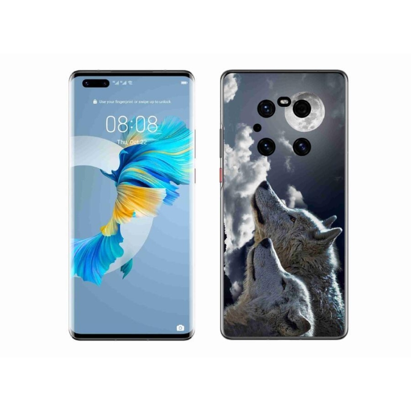 Gél borítás mmCase a Huawei Mate 40 Pro készülékhez - farkasok