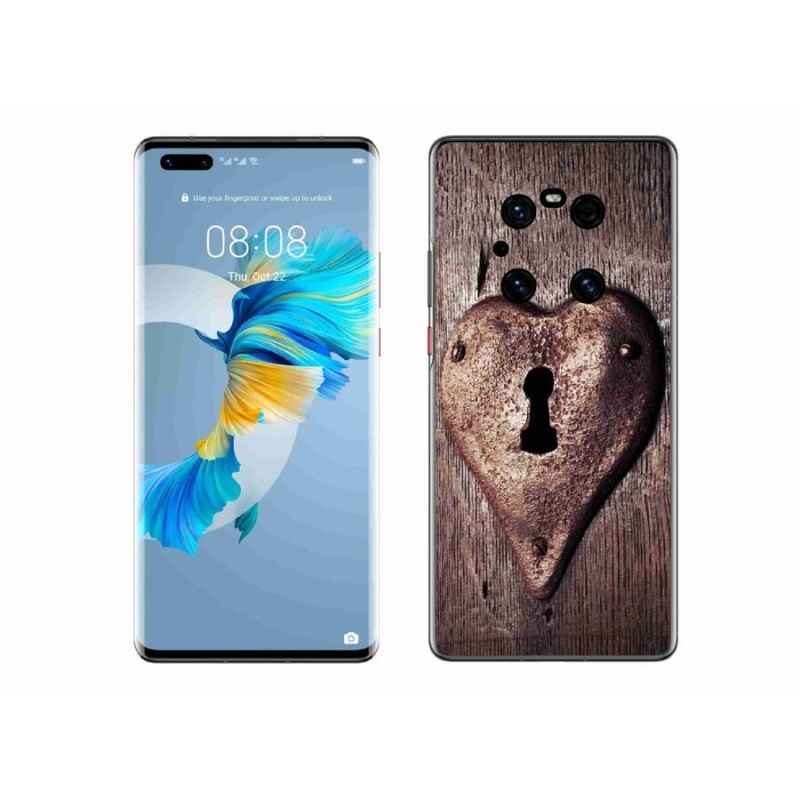 Gél borítás mmCase a Huawei Mate 40 Pro készülékhez - szív alakú zár