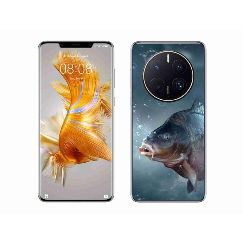 Gél borítás mmCase a Huawei Mate 50 Pro számára - ponty és buborékok