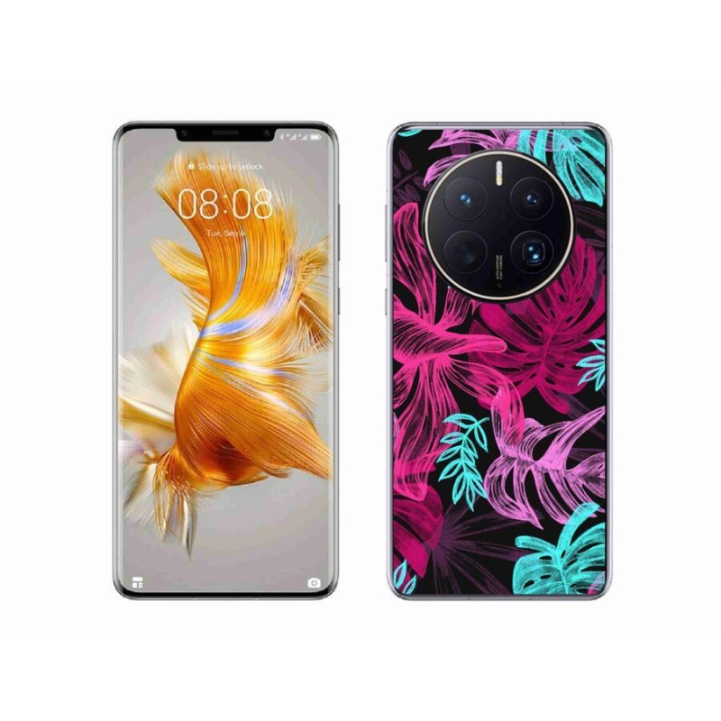 Gél borító mmCase a mobil Huawei Mate 50 Pro - virágok 1