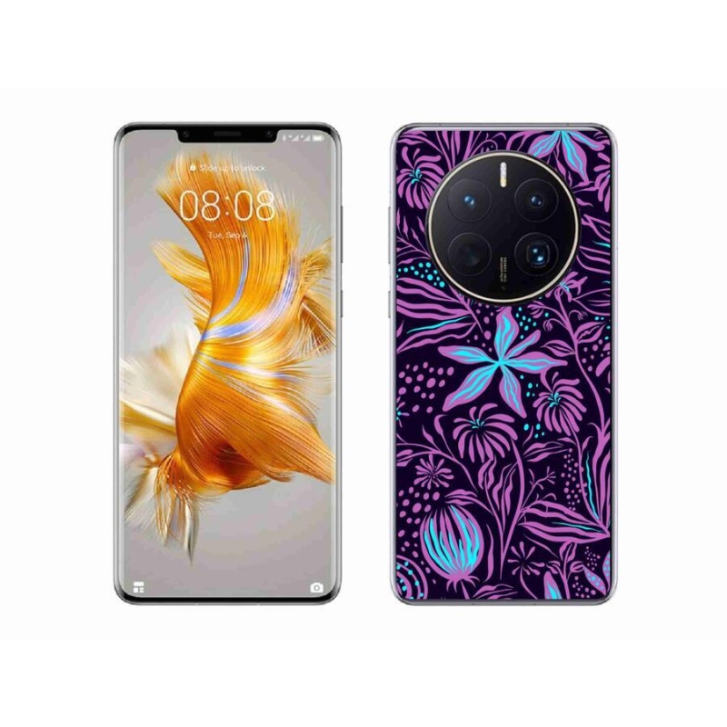 Gél borító mmCase a mobil Huawei Mate 50 Pro - virágok 2