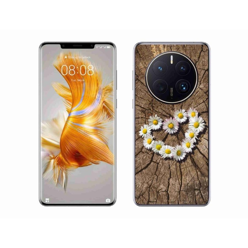 Gél borító mmCase a mobil Huawei Mate 50 Pro készülékhez - százszorszépek szíve