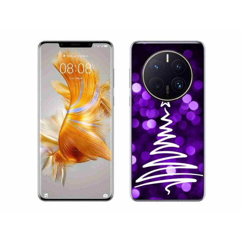 Gél borítás mmCase a Huawei Mate 50 Pro számára - fa