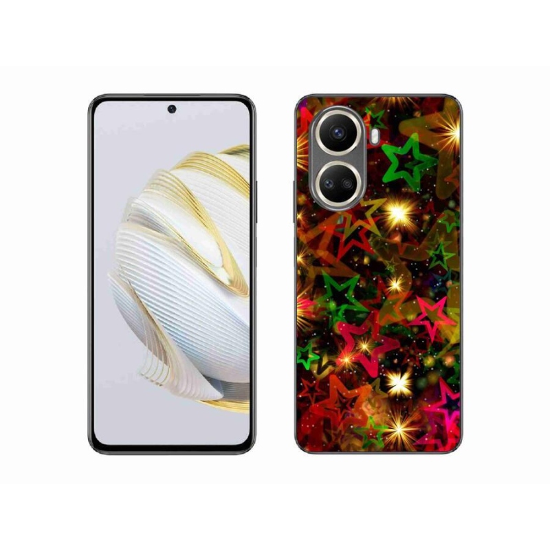 Gél borítás mmCase mobil Huawei Nova 10 SE - színes csillagok