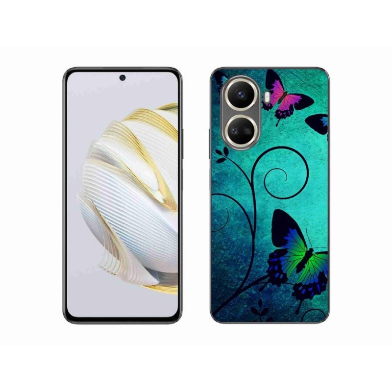 Gél borítás mmCase mobil Huawei Nova 10 SE - színes pillangók