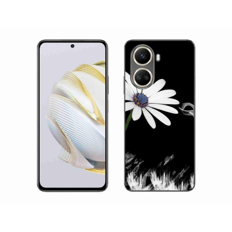 Gél borítás mmCase a Huawei Nova 10 SE-hez - fehér virág