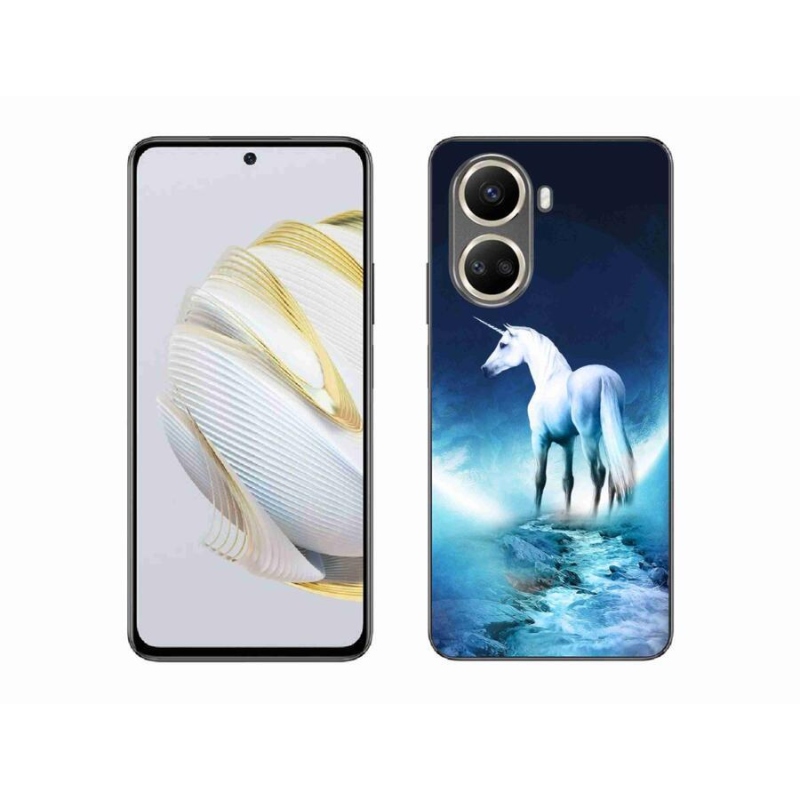 Gél borítás mmCase a Huawei Nova 10 SE-hez - fehér egyszarvú