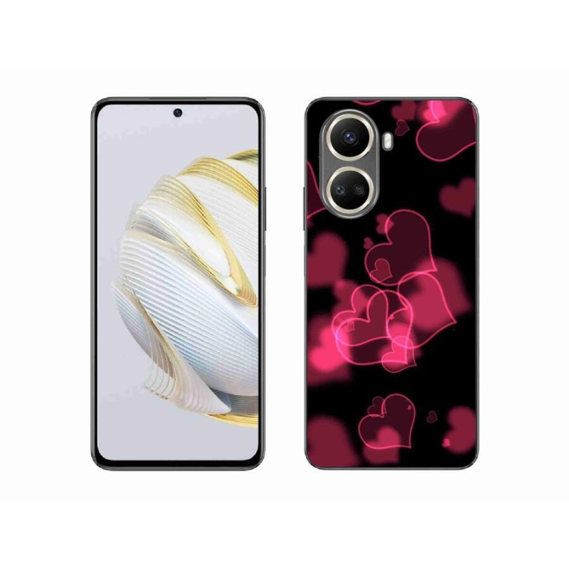 Gél borítás mmCase a Huawei Nova 10 SE-hez - piros szívek