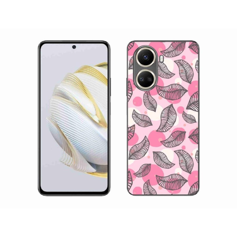 Gél borító mmCase mobil Huawei Nova 10 SE - rajzfilm hulló levelek