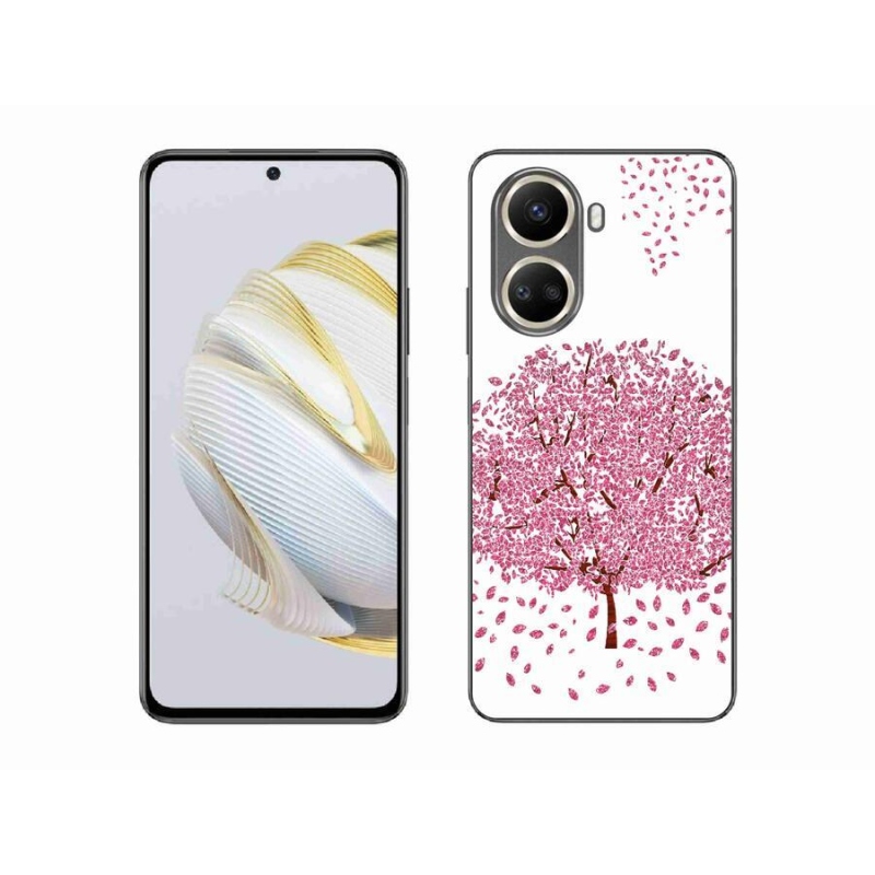 Gél borító mmCase mobil Huawei Nova 10 SE - rajzfilm fa levelekkel