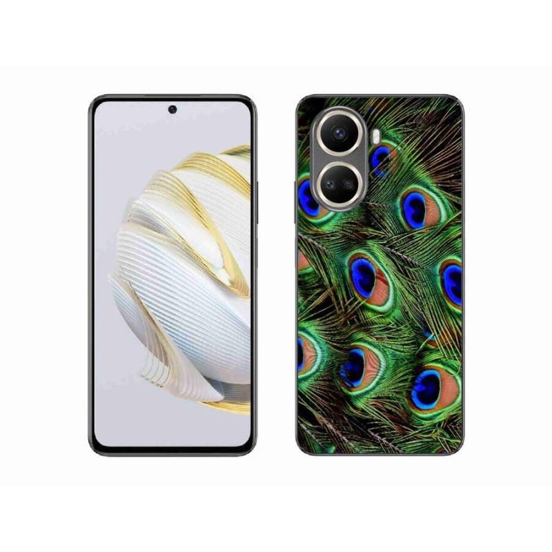 Gél borítás mmCase a Huawei Nova 10 SE számára - pávatoll