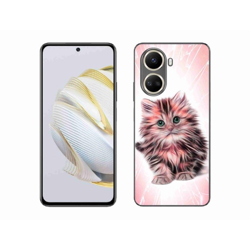 Gél borítás mmCase mobil Huawei Nova 10 SE - aranyos cica