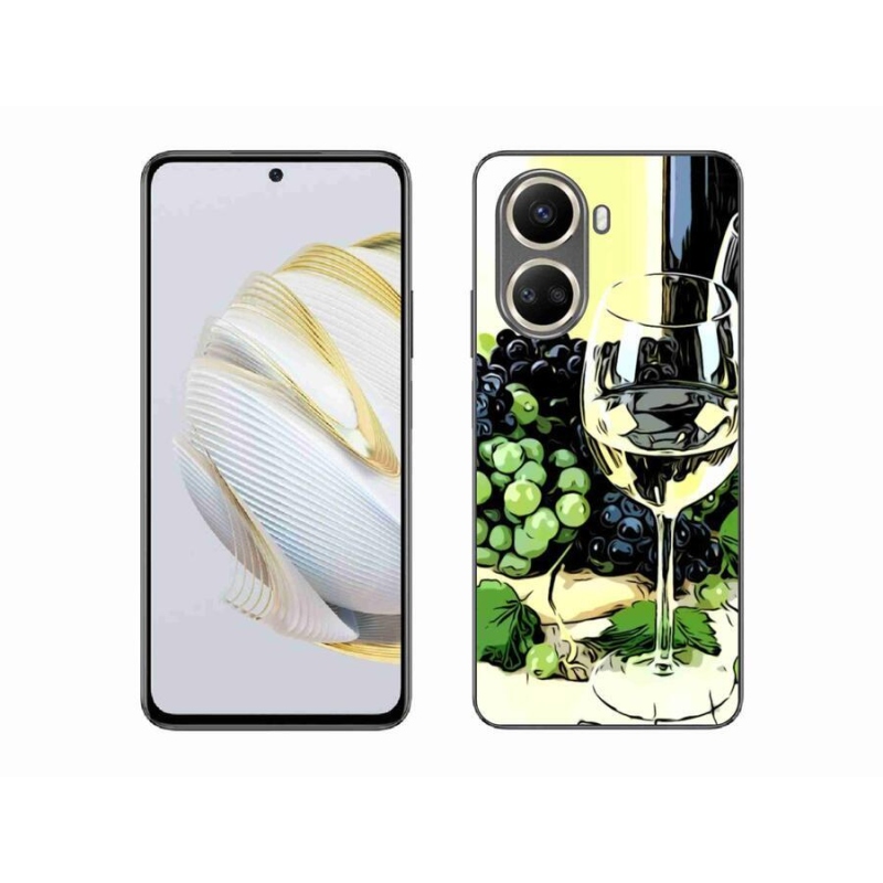 Gél borító mmCase mobil Huawei Nova 10 SE - pohár bor