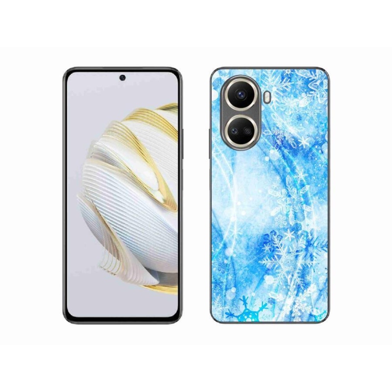 Gél borítás mmCase a Huawei Nova 10 SE-hez - hópelyhek