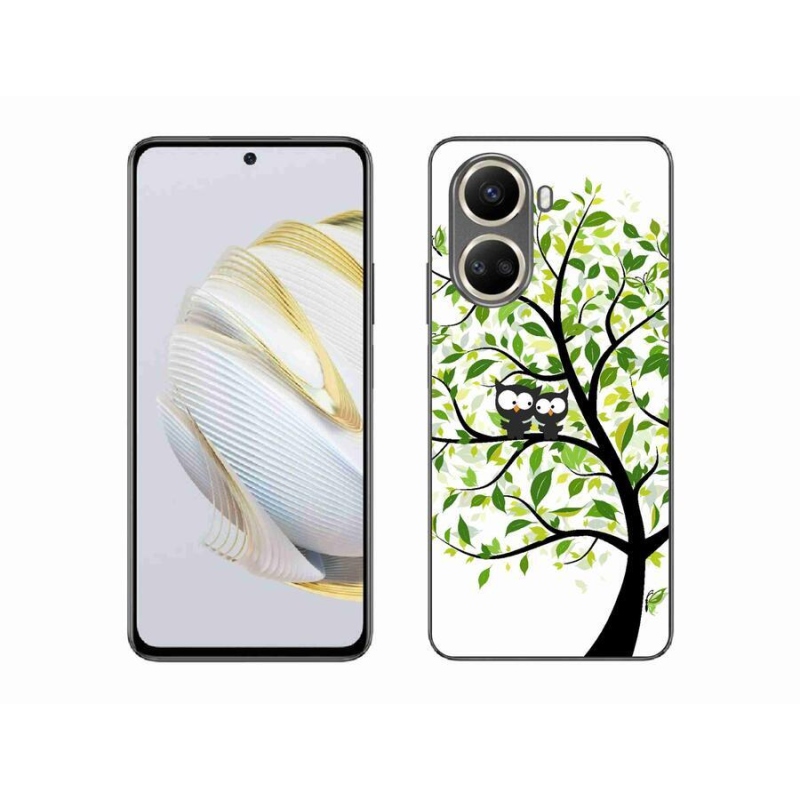 Gél borító mmCase a Huawei Nova 10 SE-hez - baglyok a fán