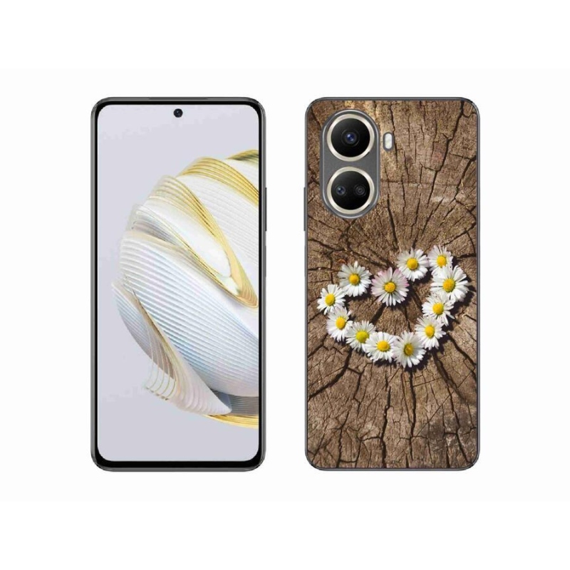 Gél borító mmCase a mobil Huawei Nova 10 SE - szív a százszorszépek szívéhez