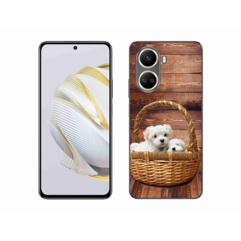 Gél borítás mmCase a Huawei Nova 10 SE számára - kölyökkutyák