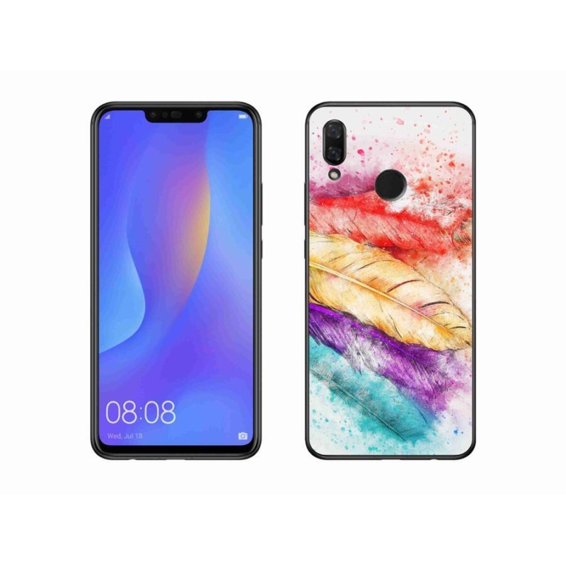 Gél borítás mmCase mobil Huawei Nova 3 - színes toll